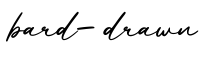 单词bard-drawn书写