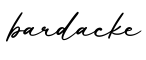 单词bardacke书写