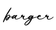 单词barger书写