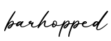 单词barhopped书写