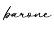 单词barone书写