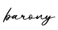 单词barony书写