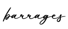 单词barrages书写
