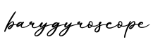单词barygyroscope书写