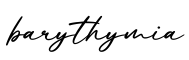 单词barythymia书写