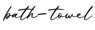 单词bath-towel书写