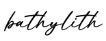 单词bathylith书写