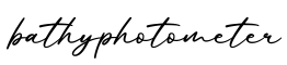 单词bathyphotometer书写