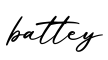 单词battey书写