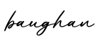 单词baughan书写