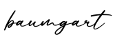 单词baumgart书写