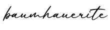 单词baumhauerite书写