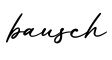 单词bausch书写
