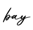 单词bay书写