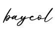 单词baycol书写