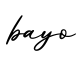 单词bayo书写