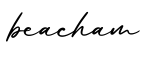 单词beacham书写