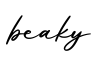 单词beaky书写