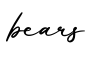 单词bears书写