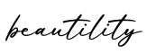 单词beautility书写