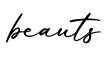 单词beauts书写