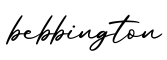 单词bebbington书写