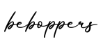 单词beboppers书写