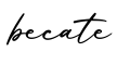 单词becate书写