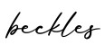 单词beckles书写
