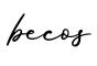单词becos书写