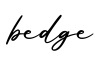 单词bedge书写