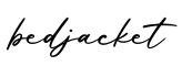 单词bedjacket书写