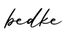单词bedke书写
