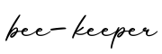 单词bee-keeper书写