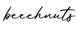 单词beechnuts书写