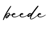 单词beede书写