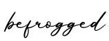 单词befrogged书写