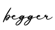 单词begger书写