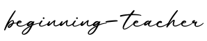 单词beginning-teacher书写