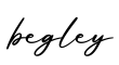单词begley书写