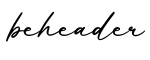 单词beheader书写