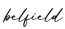 单词belfield书写