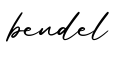 单词bendel书写