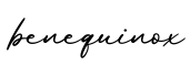 单词benequinox书写