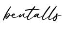 单词bentalls书写