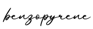 单词benzopyrene书写
