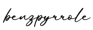单词benzpyrrole书写