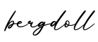 单词bergdoll书写