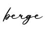 单词berge书写