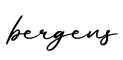单词bergens书写